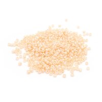 Rocailles Perlen in zartem apricot 3 mm 20 Gramm