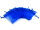 10 Organzasäckchen in blau, 9 x 7 cm