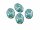 4 Motivcabochons mit Hirschmotiv Glas, 18 x 13 mm
