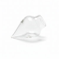 1 Hohlperle "Wishbottle" in Pendelform, 37 mm