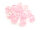 20 Crackle Glasperle 10 mm rosa