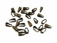 40 Collierschlaufen in Vintage bronze