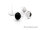 6 Ohrstecker in silberfarben für 8 mm Cabochons