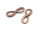 Verbinder Infinity in antik kupferfarben 10 Stück
