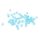 Glasschliffperlen in hellblau 4x3mm 50 Stück