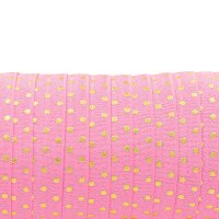 elastisches Gummiband/Faltband "Golden Dots" in...