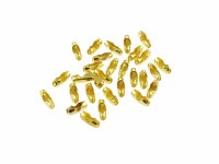Verschlüsse für 2,4mm Kugelketten in goldfarben...