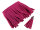 Fransenband für Quasten in fuchsia, 20cm