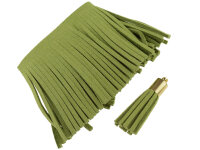 Fransenband für Quasten in olive, 20cm