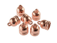 4 Endkappen "Glocke" für 8 mm Bänder...