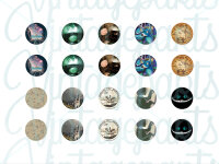 Motivbogen "Fantasy" für Cabochons...