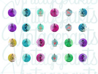Motivbogen "Birdcage" für Cabochons...