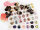 Set NELE Cabochon Bastelset in antik bronzefarben für Ohrschmuck