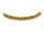 50 Glasschliffperlen "Doll" in goldfarben, 4x3 mm