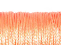 10 m Polyesterkordel gewachst in apricot 1 mm