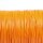 10 m Polyesterkordel gewachst in neonorange, 1 mm