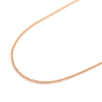 Fertige Halskette 304 Edelstahl roségoldfarben, 45...