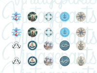 Motivbogen "Nautic" für 14mm Cabochons