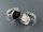 2 Ringrohlinge in silberfarben für 14 mm Cabochon