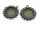 Fassungen in antik bronze rund für 20 mm Cabochons im Set zu 3 Stück