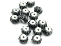 20 Melonen 12 mm anthrazit Vintage