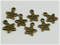 12 Sterne in Vintage Bronze "just for you"