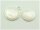 2 Cabochons aus echtem Perlmutt, 20 mm Durchmesser