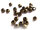 100 Zwischenperlen in Vintage Bronze 3 mm