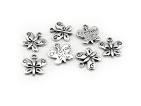10 Schmetterlinge created for you silber