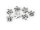 10 Schmetterlinge created for you silber