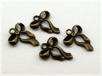 4 Schleifen in antik Bronze