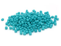 300 Rocailles Perlen in petrol, 4 mm