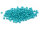 300 Rocailles Perlen in petrol, 4 mm