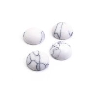 Cabochons aus synthetischem Türkis 12mm in...