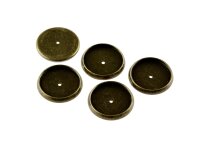 Fassungen in antik bronzefarben für 12 mm Cabochons...