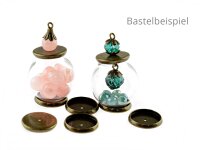 Fassungen in antik bronzefarben für 12 mm Cabochons...