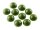 10 Cabochons aus Acryl in khaki, 12mm