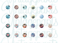 Motivbogen "Springtime" für 10mm Cabochons