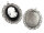 2 Fassungen für 40 x 30 mm Cabochons in antik silberfarben