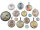 Set KLARA Anfänger Cabochonset "Vintage" für Anhänger in silberfarben