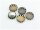 20 Fassungen in antik bronze für 10 mm Cabochons