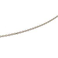 Gliederkette Messing antik Bronze, verlötet, 2 x 1,5...