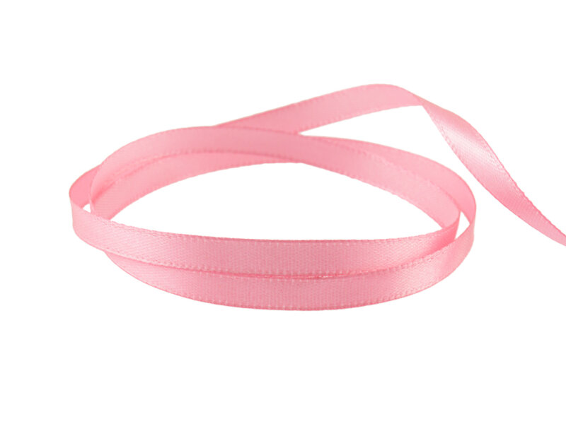 Satinband in rosa 6 mm 20 m