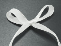 Satinband in weiß 6 mm 20 m