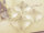 quadratische Cabochons Glas klar 20 mm 6 Stück