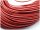 2 m echtes Lederband rot 2 mm
