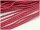 2 m Kunstlederband geflochten pink