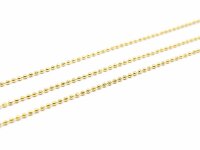 Kugelkette in goldfarben, 1,5 mm, 2 m