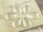 6 Cabochons Tropfenform 18 x13 mm Glas klar
