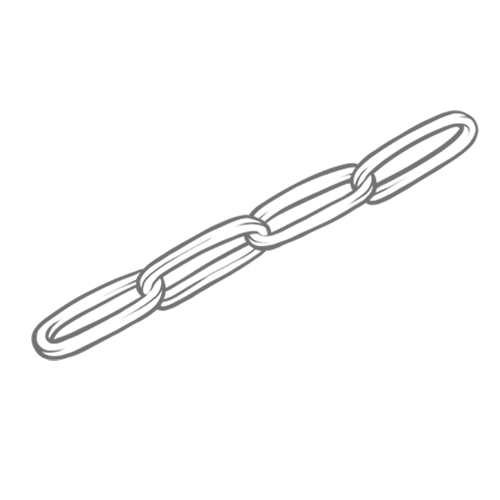 Skizze einer Paperclip Kette
